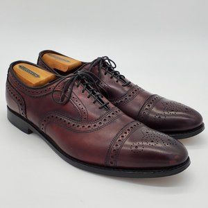 Allen Edmonds Strand Oxfords Cap Toe Brown Sz 12 A